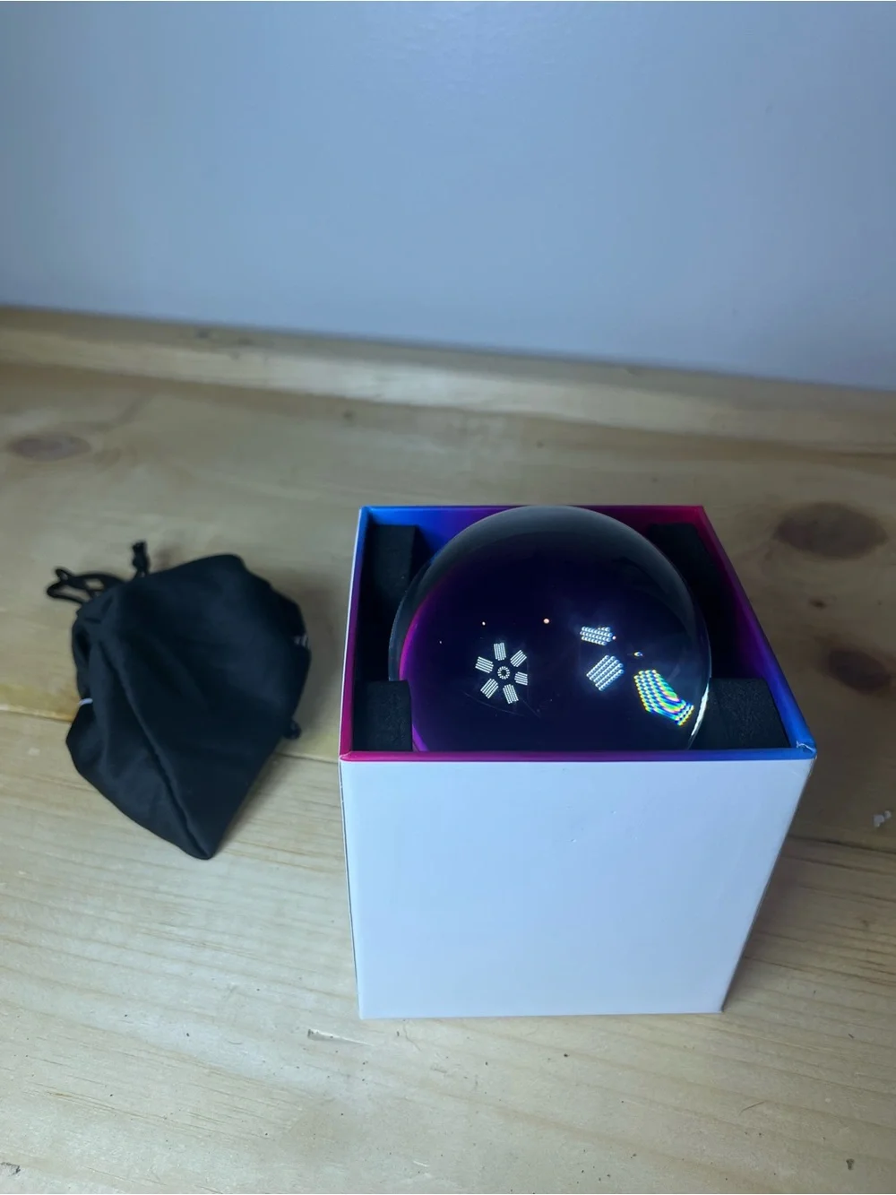 Lensball 80mm Crystal Photography Ball with Original Box & Protective Pouch